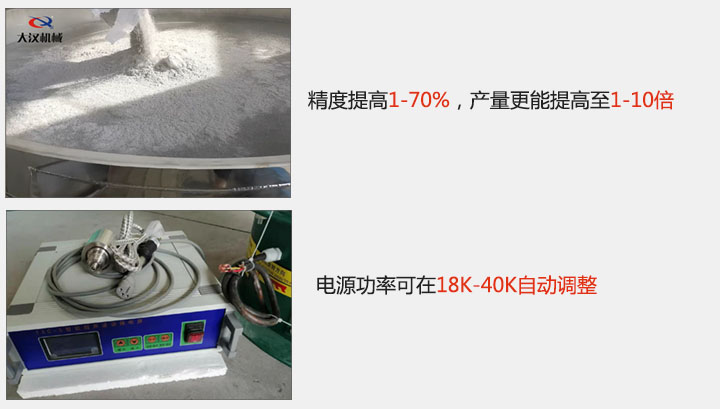 精度提高1—70%，產(chǎn)量更能提高至1-10倍  電源功率可在18K-40K自動(dòng)調(diào)整