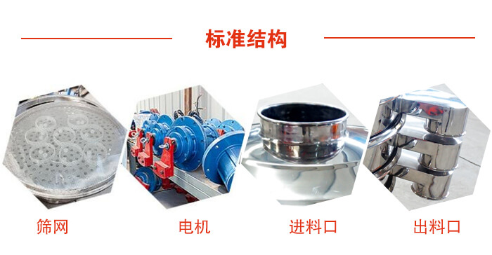 標(biāo)準(zhǔn)篩，篩網(wǎng)，電機(jī)，進(jìn)料口，出料口