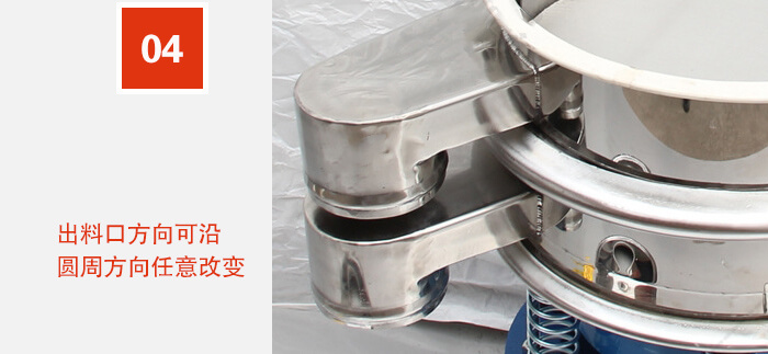 出料口方向可沿圓周方向任意改變。